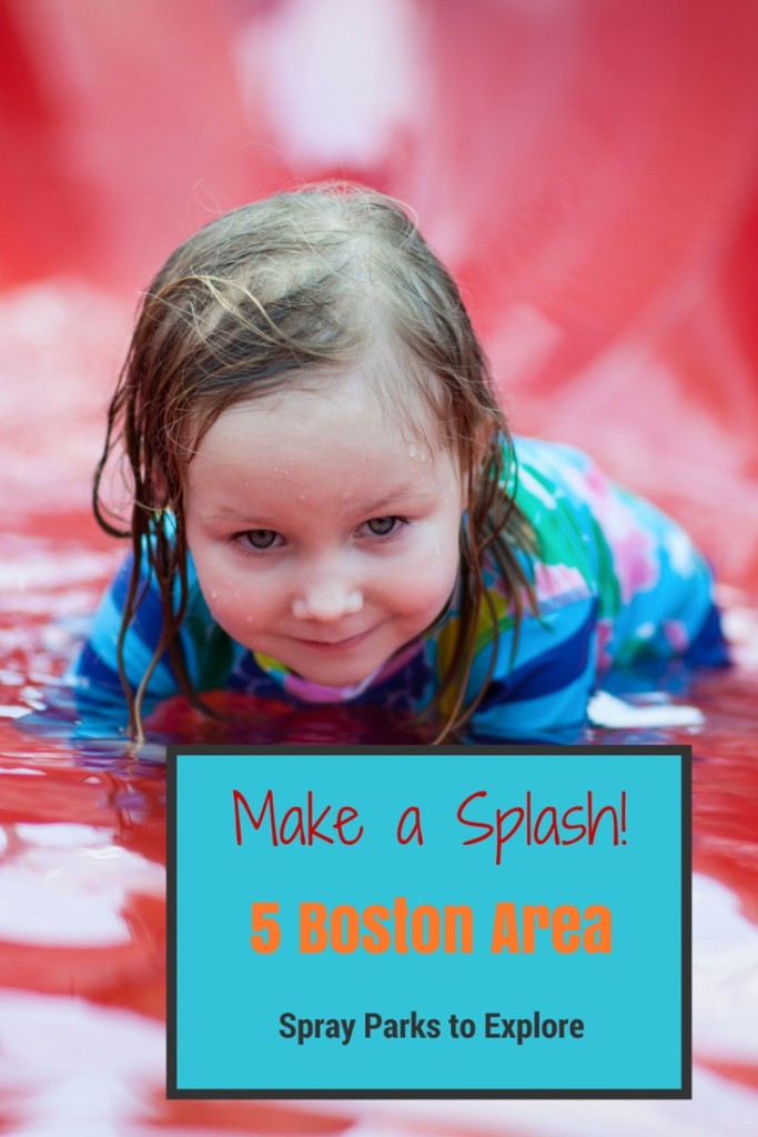 girl on splash pad: make a splash
