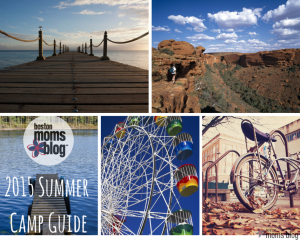 collage-ferris wheel, camp guide, hike, bike, beach