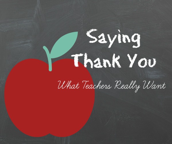 apple on chalkboard-saying thank you, what teachers really want