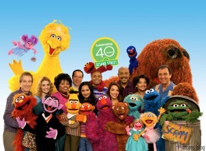 Photo: Muppets & Cast Photo, Sesame Street - Season 40 Anniversary Photo; photographed: Monday, February 24, 2009;  Noon at  Kaufman-Astoria Studios; Astoria, New York; Photograph: © 2009 Richard Termine. PHOTO CREDIT - Richard Termine