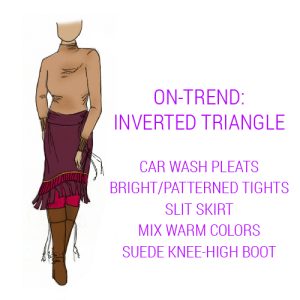 inverted triangle - casual