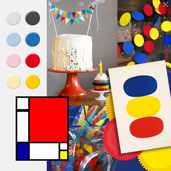 primary colors birthday party