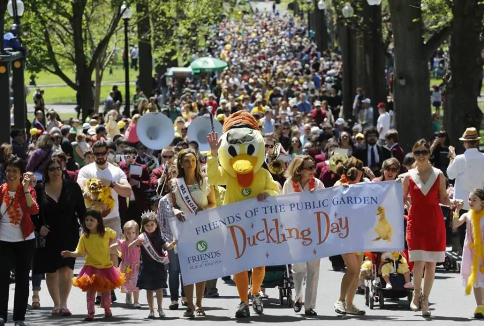 Mother's Day in Boston Duckling Day parade