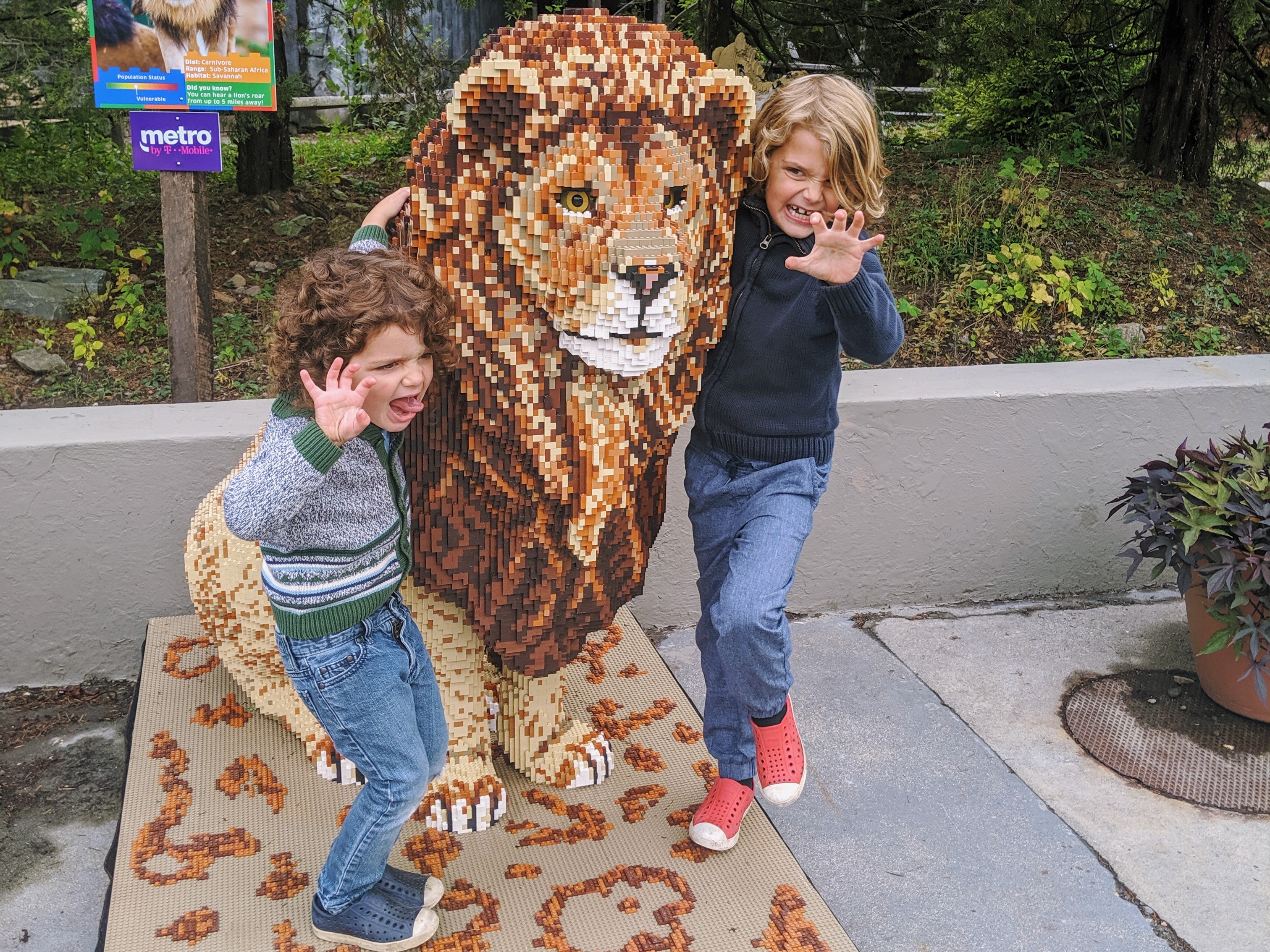 Stone Zoo Brick Safari - Boston Moms Blog