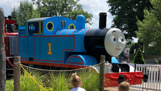 Thomas the Tank Engine at Thomas Land at Edaville Theme Park in Massachusetts
