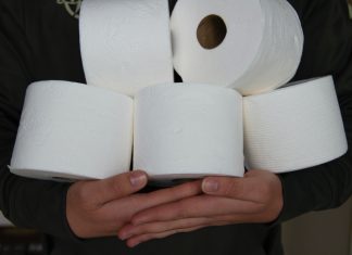 kindness not fear - toilet paper - Boston Moms