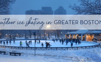 outdoor ice skating rinks in Boston