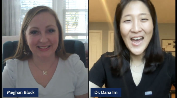 Video screengrab from question and answer with Dr. Dana Im