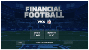 screenshot of the app "financial football"