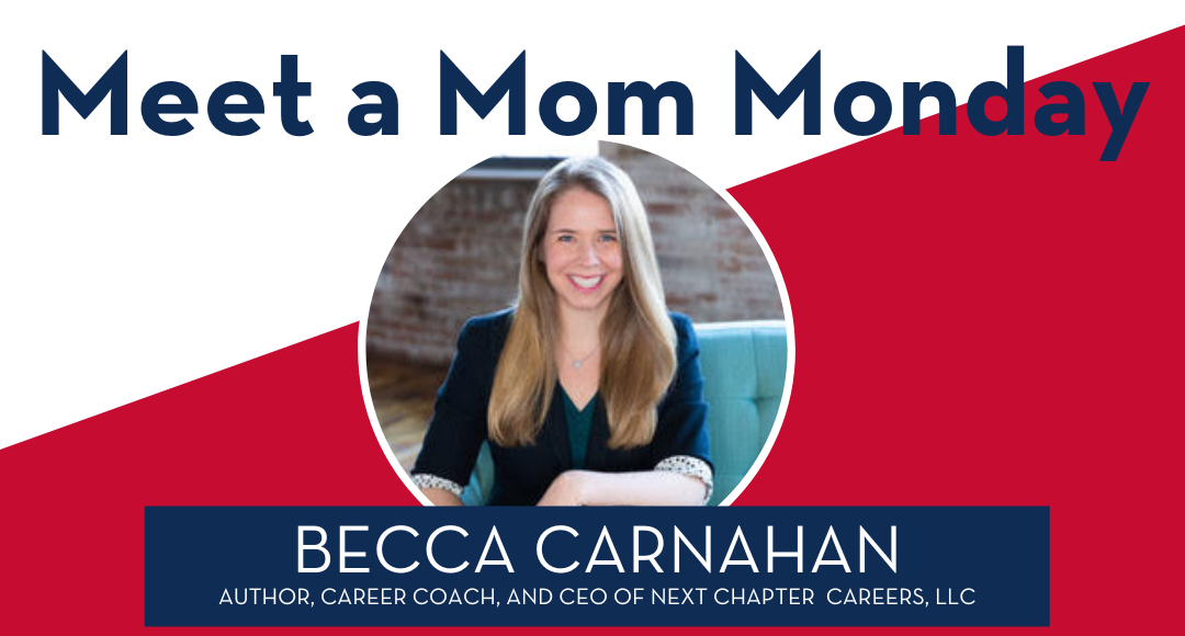 photo of Becca Carnahan with Meet a Mom logo