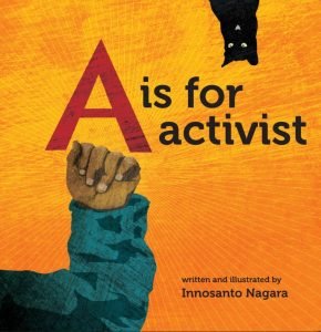 A Is for Activist book cover (books to celebrate Black History Month)