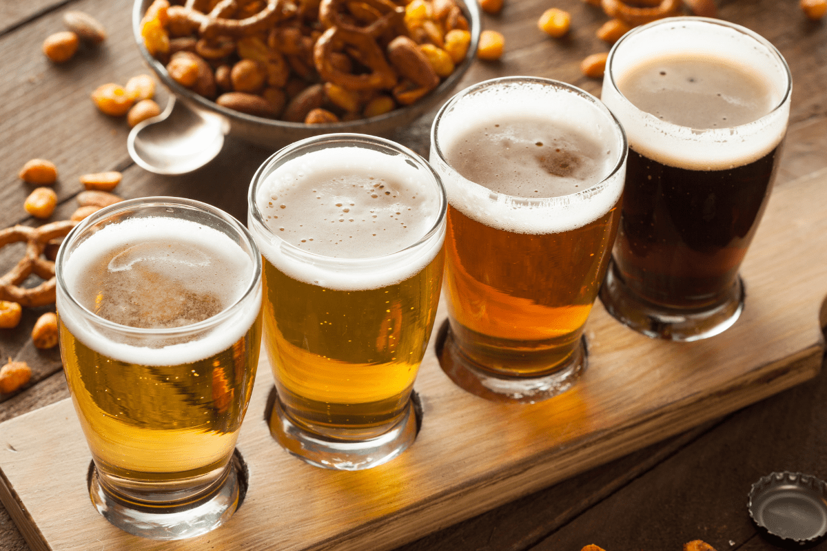 beer flight, boston breweries for families