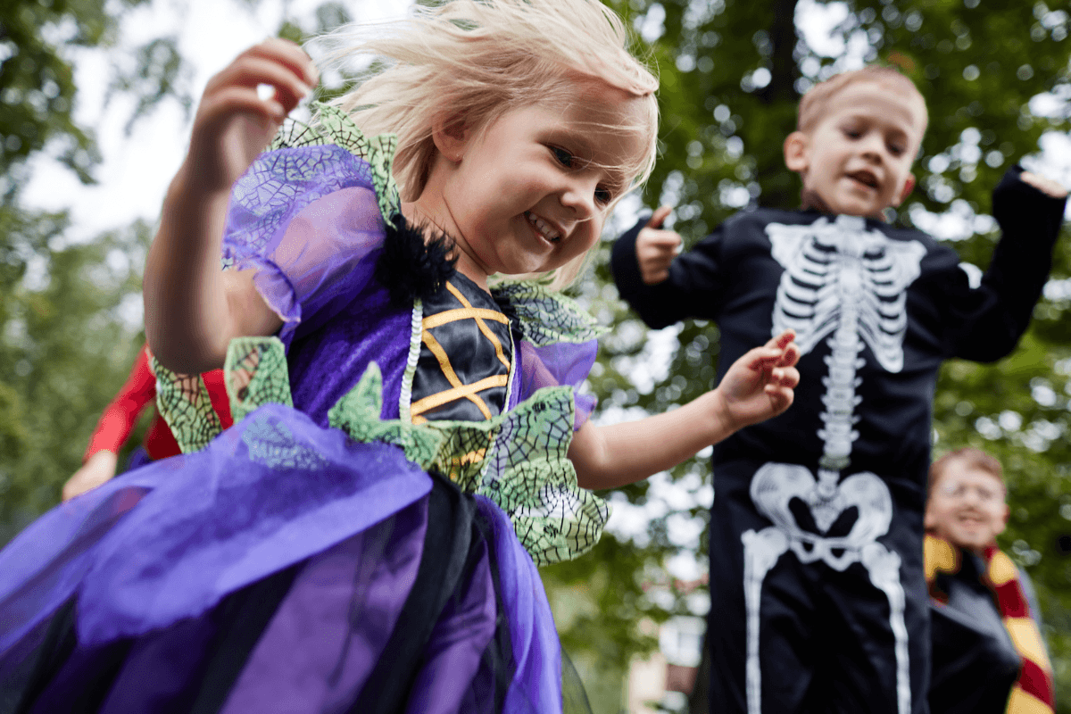 child in princess Halloween costume
