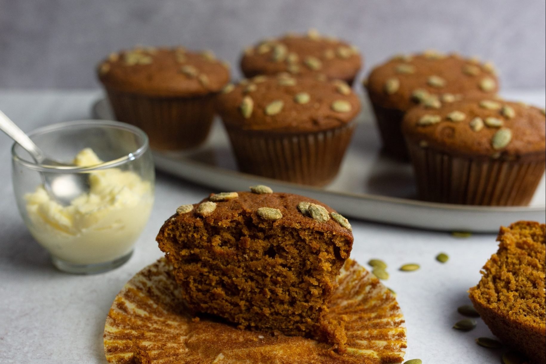 Flour Bakery's pumpkin muffin — Boston bakeries with autumn treats