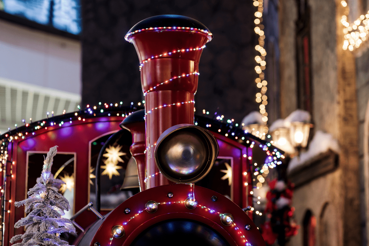 Polar Express and holiday trains in Boston