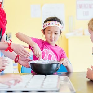 Girl Baking, LINX Camps- Summer Camps on Boston